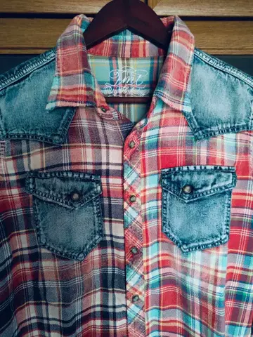 [ TMT ] 웨스턴 체크 셔츠 크레이지 패턴!