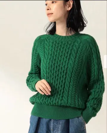 BATONER 솔리드 울 니트