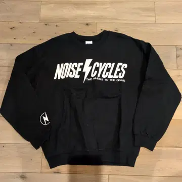 NOISE CYCLES 블랙 맨투맨 노이즈사이클 레어