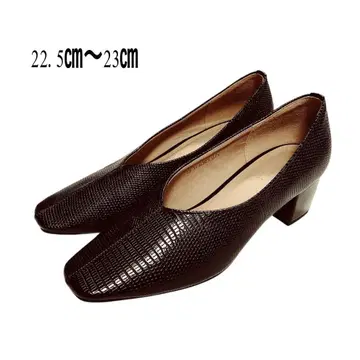 컨디션 최상 BEAMS HEART 펌프스 블랙