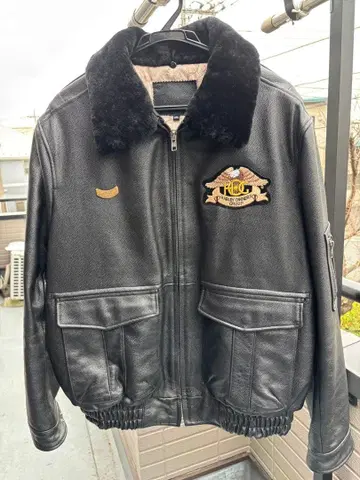 라이더스 자켓 (가죽제품) 블랙 컬러