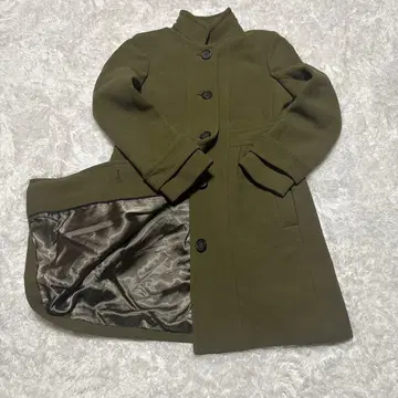 J.CREW 올리브 그린 롱 코트