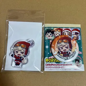 히로아카 크리스마스 미니 캐릭터 캔뱃지 아크릴 피규어 바쿠고 카츠키