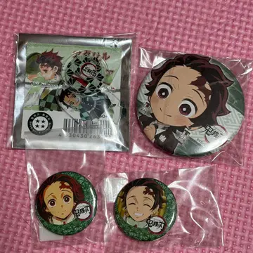 귀멸의 칼날 탄지로 캔뱃지 세트