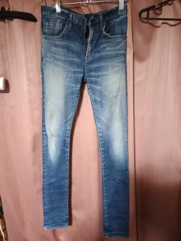 스키니 데님 라이트 블루 하이웨스트