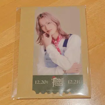 BUDDiiS MORRIE 모리 히데토시 클리어 픽처 티켓 버디 페스티벌