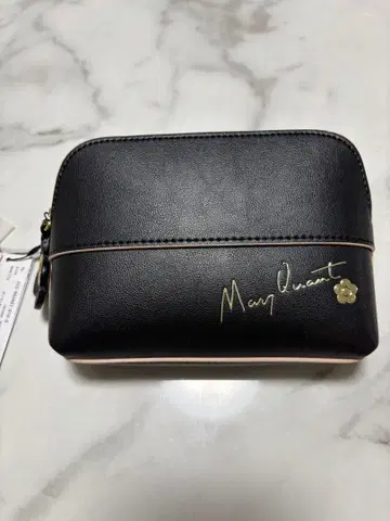 Mary Quant 블랙 파우치 머리끈 세트