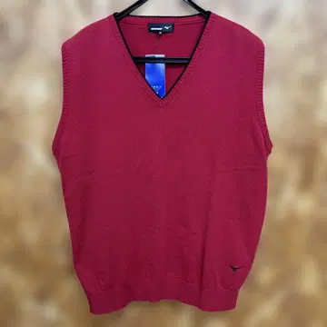 미즈노 골프 V넥 베스트 2XL 빨간색