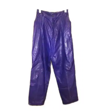vintage 1980s real leather design pants