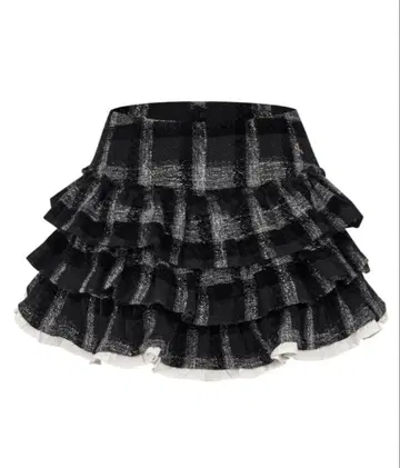 andwang Charm frill culotte mini skirt S