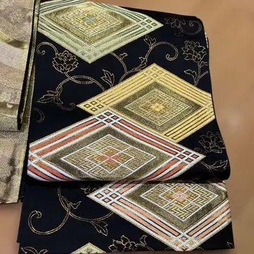 기하학 패턴 후쿠로 오비