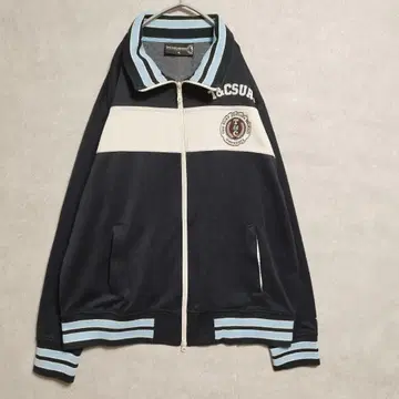 [ 4L ] T&C Surf Designs 트랙 자켓 자수 로고 블랙