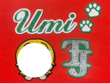 부채 데코 부품 나카무라 카이토 5종 세트