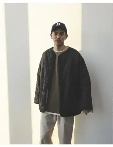 BEAMS HEART 퀼팅 자켓 리버서블