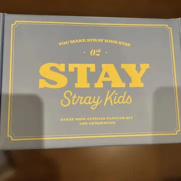straykids 한국 공식 2기 웰컴 키트
