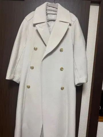 SNIDEL 화이트 롱 코트