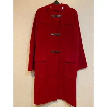 UNTITLED 빨간색 더플 코트