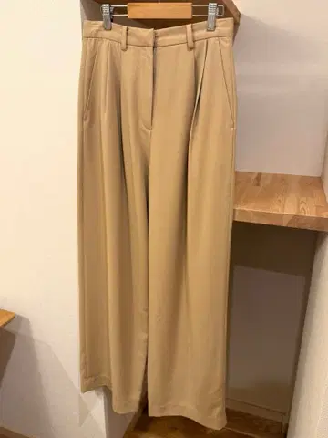 CLANE BASIC TUCK PANTS 클라네 베이지 1