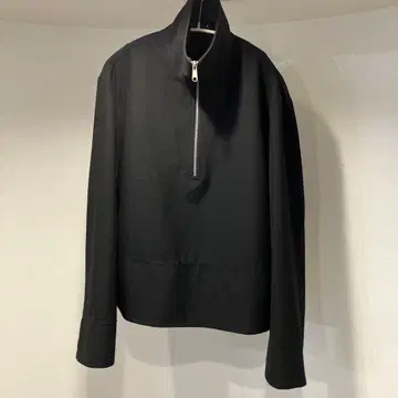 ZARA 하프 지퍼 블루종 S 사이즈 블랙