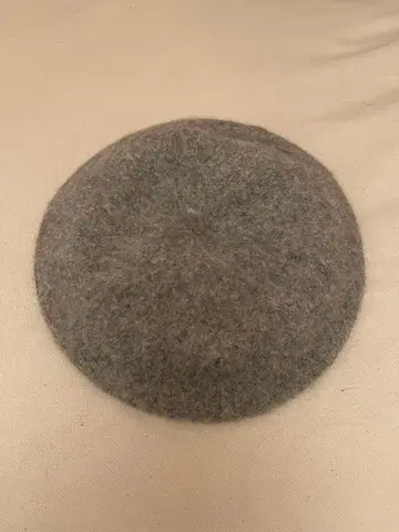 그레이 울 베레모 미사용 택 포함