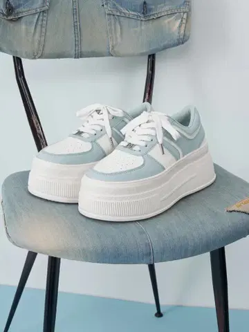 다리치 Darich DD 로고 밑창 스니커즈 스카이블루 M 사이즈