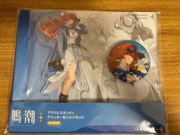 명조 로손 아크릴 스탠드&글리터 캔뱃지 세트