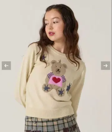 TINO 오리지널 베어 니트 풀오버 TINA:JOJUN