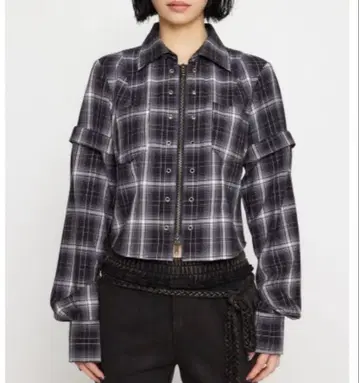 LAGUA GEM 라그아젬 2WAY COMPACT CHECK 셔츠