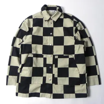 마리메꼬 버팔로 체크 패턴 커버올 셔츠 자켓 24SS 38