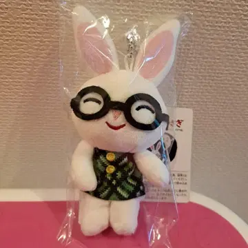 안경 토끼 우사코 한정 상품 그림책 손가락 인형 키링