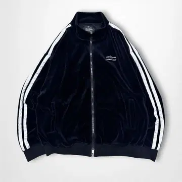 언노운 런던 벨벳 트랙 자켓 블랙 XL