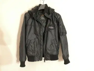 알파인더스트리 후드 리브 자켓 M 사이즈