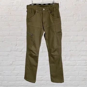 12564 필드코어 카고 팬츠 카키 S 따뜻한 작업옷 구제 의류