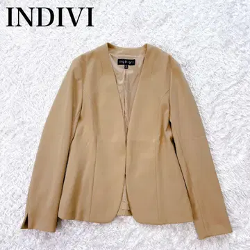 새상품급 인디비 스트레치 노카라 자켓 워셔블 최근 모델