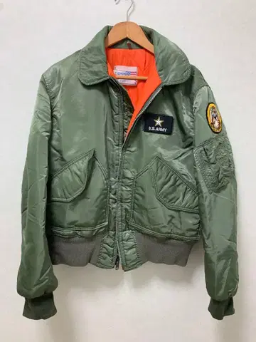 U.S. ARMY MA-1 플라이트 자켓 올리브 그린