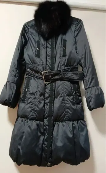 EPOCA 퍼 트리밍 다운 코트