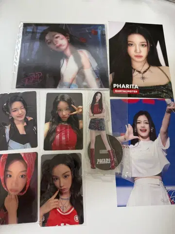 BABYMONSTER PHARITA 아크릴 스탠드 트레이딩 카드 엽서