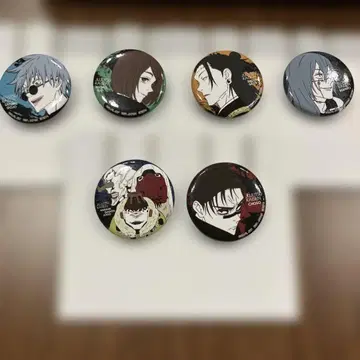 제일복권 주술회전 캔뱃지 세트