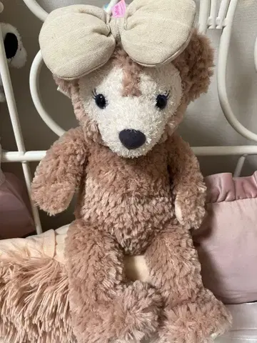 리본 포함 닷피 봉제 인형