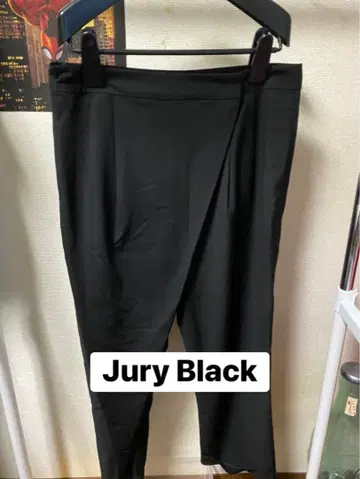 Jury Black 블랙 랩 슬랙스