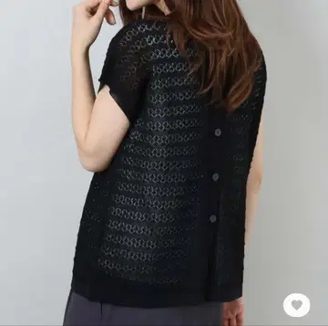 MK MICHEL KLEIN 시스루 니트 탱크탑 포함