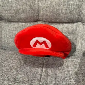 마리오 모자 빨간색 플리스