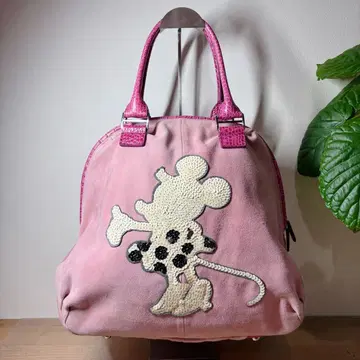 muta x ENUOVE x Disney 미니 스팽글 스웨이드 백