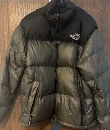 THE NORTH FACE 다운 자켓 블랙/그레이