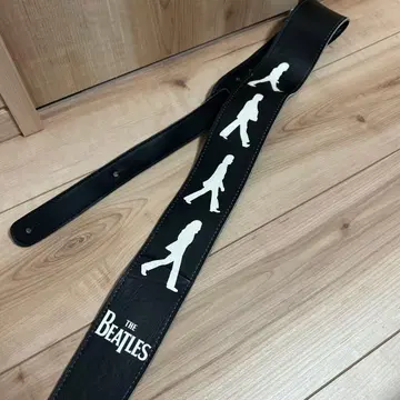 THE BEATLES 비틀즈 Abbey Road 공식 가죽 기타 스트랩