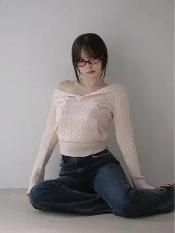 andmary Taylor hoodie knit tops pink