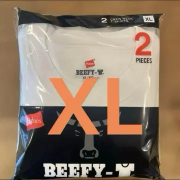 헤인즈 비피 티셔츠 2개 XL 사이즈 화이트