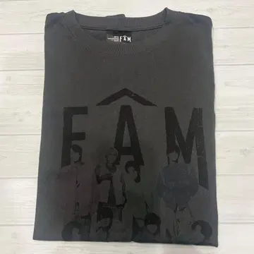 timelesz FAM 티셔츠 다크 그레이