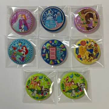 디즈니 자수 캔뱃지 8개 세트