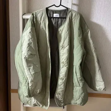 LOWRYS FARM 퀼팅 자켓 카키